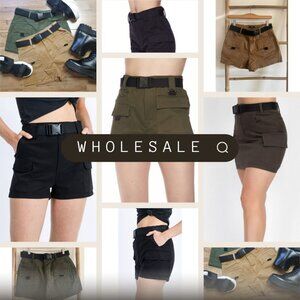 WHOLESALE * 9 ITEMS // CARGO SHORT - CARGO SKIRT // BOUTIQUE CLOSING